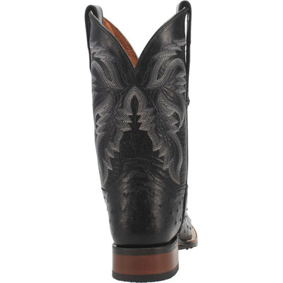 Dan Post Men's Alamosa Full Quill Ostrich Square Toe Boots - Tan 4 DP3876_7_D  - from alligatorwarehouse.com
