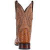 Dan Post Men's Alamosa Full Quill Ostrich Square Toe Boots - Tan 4 DP3876_7_D  - from alligatorwarehouse.com