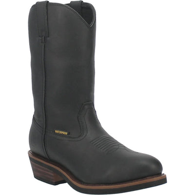 Dan Post Men's Alburquerque Work Boots Waterproof - Black 1 DP69680_7_D  - from alligatorwarehouse.com