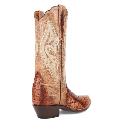 Dan Post Men's Berkeley Genuine Caiman Snip Toe Boots - Sand DP3063