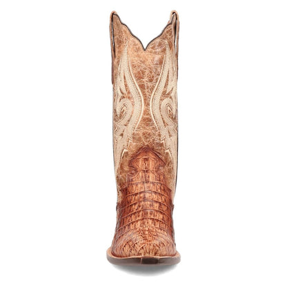 Dan Post Men's Berkeley Genuine Caiman Snip Toe Boots - Sand DP3063