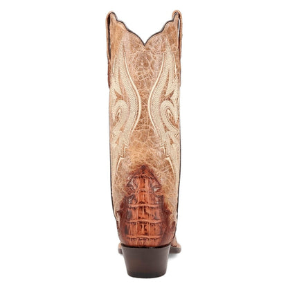 Dan Post Men's Berkeley Genuine Caiman Snip Toe Boots - Sand DP3063