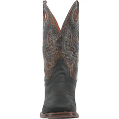 Dan Post Men's Deuce Genuine Leather Square Toe Boots - Black