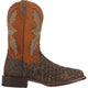 Dan Post Men's Dorsal Genuine Fish Leather Square Toe Boots - Brown