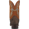 Dan Post Men's Dorsal Genuine Fish Leather Square Toe Boots - Brown 3 DP4102_7_D  - from alligatorwarehouse.com