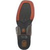 Dan Post Men's Franklin Genuine Leather Square Toe Boots - Brown 5 DP2815_7_D  - from alligatorwarehouse.com
