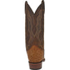 Dan Post Men's Gehrig Full Quill Ostrich Round Toe Boots - Saddle 4 DP3077_7_D  - from alligatorwarehouse.com