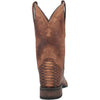 Dan Post Men's KA Python Print Leather Square Toe Boots - Brown 4 DP4526_7_D  - from alligatorwarehouse.com
