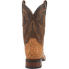 Dan Post Men's Kershaw Full Quill Ostrich Square Toe Boots - Saddle 2 DP4951_7_D  - from alligatorwarehouse.com