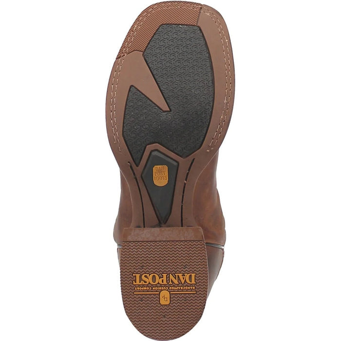 Dan Post Men's Killeen Leather Square Toe Boots - Tan