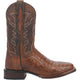 Dan Post Men's Kingsly Genuine Caiman Belly Square Toe Boots - Black