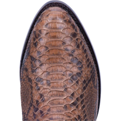 Dan Post Men's Manning Python Snakeskin Round Toe Boots - Bay Apache 6 DP3037_7_D  - from alligatorwarehouse.com