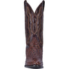 Dan Post Men's Pershing Full Quill Ostrich Round Toe Boots - Brass 4 DP3016_7.5_D  - from alligatorwarehouse.com