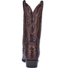 Dan Post Men's Pershing Full Quill Ostrich Round Toe Boots - Brass 3 DP3016_7.5_D  - from alligatorwarehouse.com