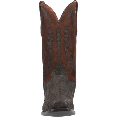 Dan Post Men's Kingsly Genuine Caiman Belly Square Toe Boots - Bay Apache 3 DP4807_7_D  - from alligatorwarehouse.com