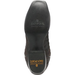 Dan Post Men's Kingsly Genuine Caiman Belly Square Toe Boots - Bay Apache
