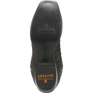 Dan Post Men's Stalker Genuine Caiman Belly Square Toe Boots - Brown