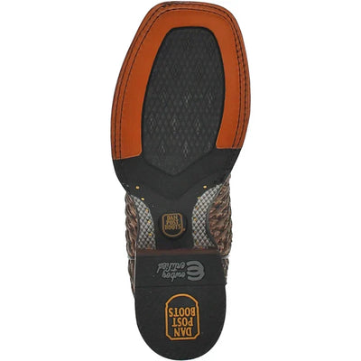 Dan Post Men's Stanley Leather Square Toe Boots - Tan 4 DP4903_7_D  - from alligatorwarehouse.com