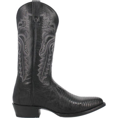 Dan Post Men's Winston Genuine Lizard Round Toe Boots - Tan