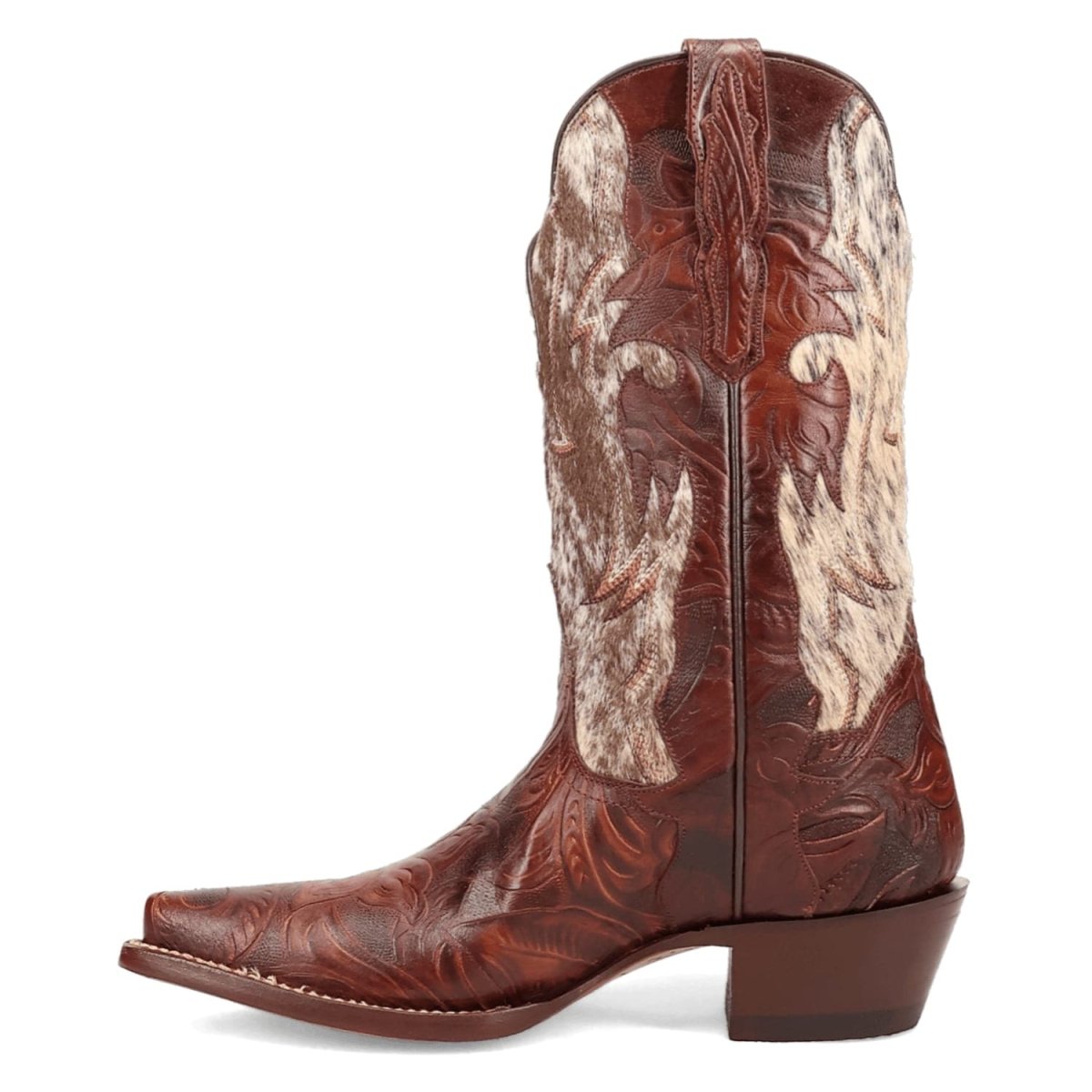 Dan Post Women's Andrinna Snip Toe Leather Boots - Brown DP7020 4 DP7020_7_M  - from alligatorwarehouse.com