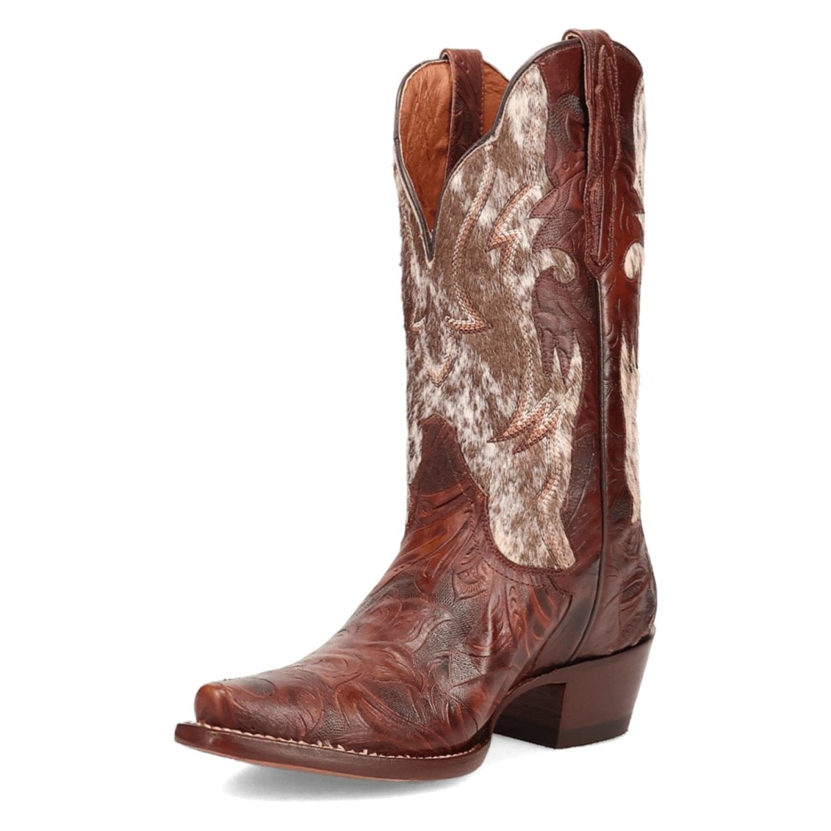 Dan Post Women's Andrinna Snip Toe Leather Boots - Brown DP7020 9 DP7020_7_M  - from alligatorwarehouse.com