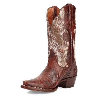 Dan Post Women's Andrinna Snip Toe Leather Boots - Brown DP7020 9 DP7020_6_M  - from alligatorwarehouse.com