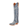 Dan Post Women's Denim Darlin Snip Toe Leather Tall Boots - Blue 5 DP5108_6_M  - from alligatorwarehouse.com