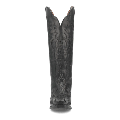 Dan Post Women's Hallie Snip Toe Leather Tall Boots - Black 5 DP4027_6_M  - from alligatorwarehouse.com