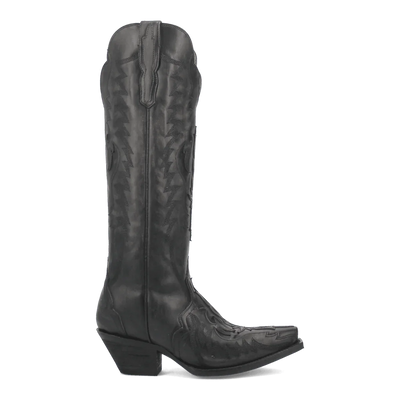 Dan Post Women's Hallie Snip Toe Leather Tall Boots - Black 2 DP4027_6_M  - from alligatorwarehouse.com