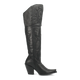 Dan Post Women's Jilted Snip Toe Leather Tall Boots - Black