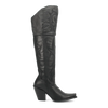 Dan Post Women's Jilted Snip Toe Leather Tall Boots - Black 2 DP3789_6_M  - from alligatorwarehouse.com