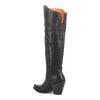 Dan Post Women's Jilted Snip Toe Leather Tall Boots - Black 5 DP3789_6_M  - from alligatorwarehouse.com