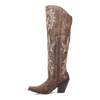 Dan Post Women's Jilted Snip Toe Leather Tall Boots - Brown 5 DP3709_6_M  - from alligatorwarehouse.com