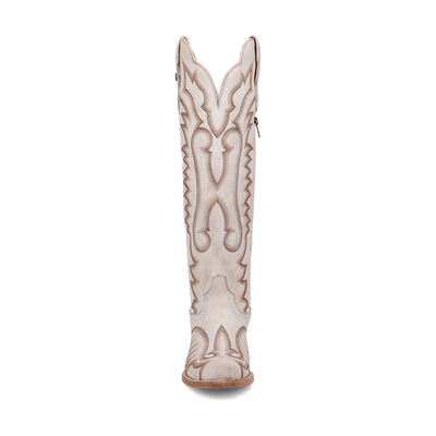 Dan Post Women's Josie Snip Toe Leather Tall Boots - White 7 DP5107_6_M  - from alligatorwarehouse.com