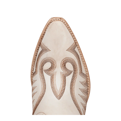 Dan Post Women's Josie Snip Toe Leather Tall Boots - White 6 DP5107_6_M  - from alligatorwarehouse.com