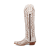 Dan Post Women's Josie Snip Toe Leather Tall Boots - White 3 DP5107_6_M  - from alligatorwarehouse.com