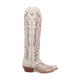 Dan Post Women's Josie Snip Toe Leather Tall Boots - White