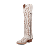 Dan Post Women's Josie Snip Toe Leather Tall Boots - White 5 DP5107_6_M  - from alligatorwarehouse.com