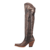 Dan Post Women's Kommotion Snip Toe Leather Tall Boots - Chocolate 2 DP4342_6_M  - from alligatorwarehouse.com
