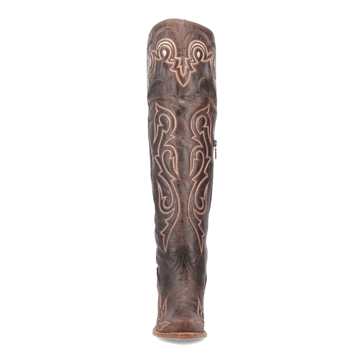 Dan Post Women's Kommotion Snip Toe Leather Tall Boots - Chocolate