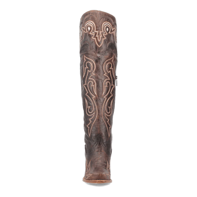 Dan Post Women's Kommotion Snip Toe Leather Tall Boots - Chocolate 7 DP4342_6_M  - from alligatorwarehouse.com