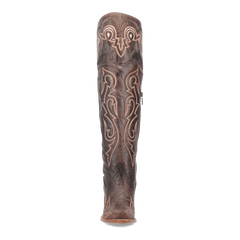 Dan Post Women's Kommotion Snip Toe Leather Tall Boots - Chocolate