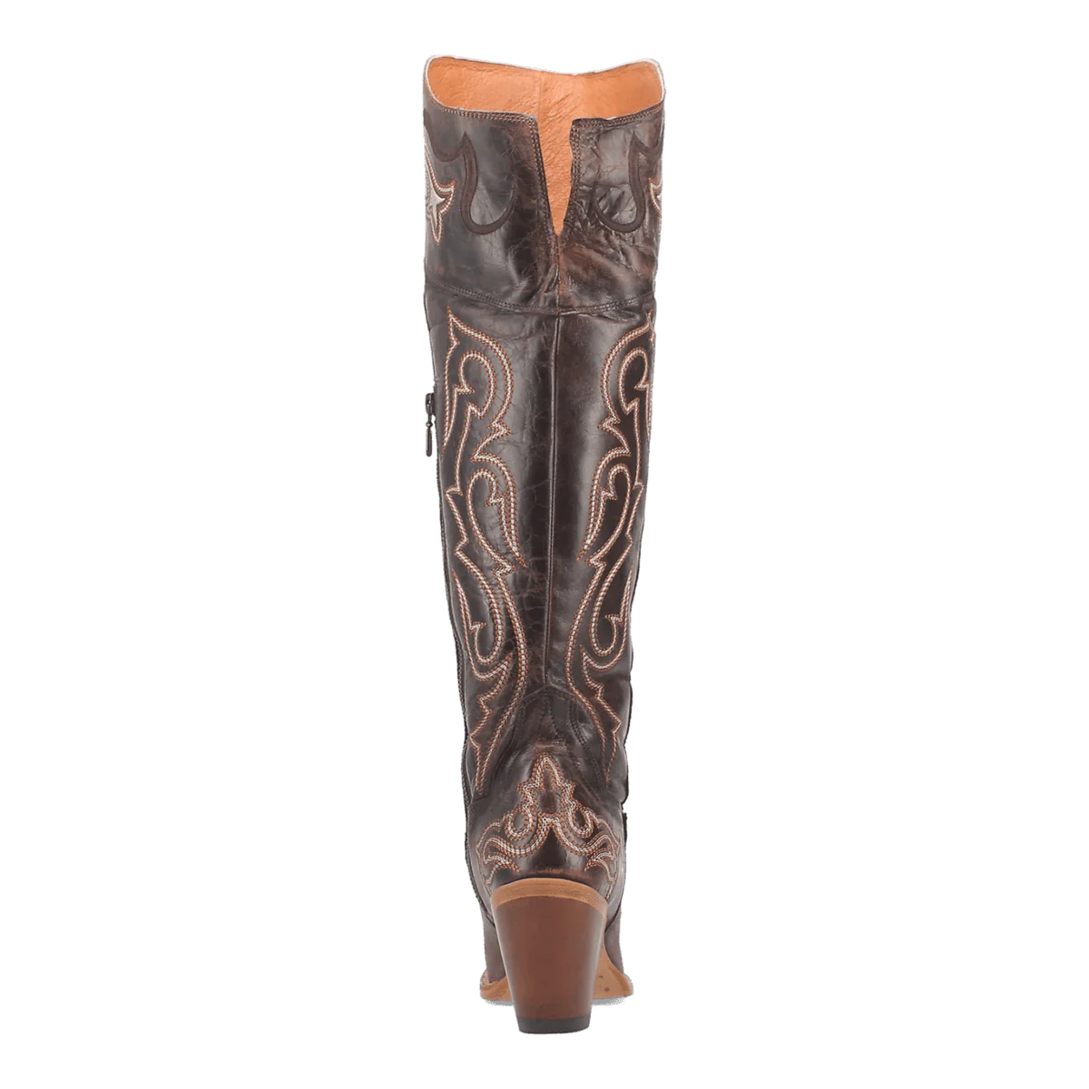 Dan Post Women's Kommotion Snip Toe Leather Tall Boots - Chocolate 8 DP4342_6_M  - from alligatorwarehouse.com