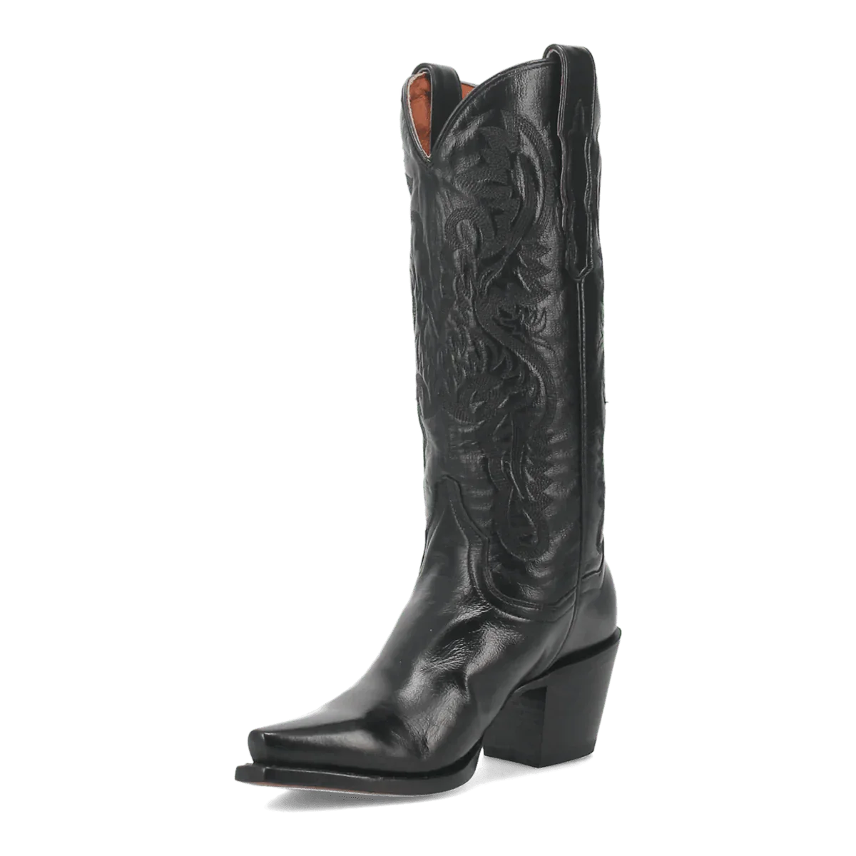 Dan Post Women's Maria Snip Toe Leather Boots - Black