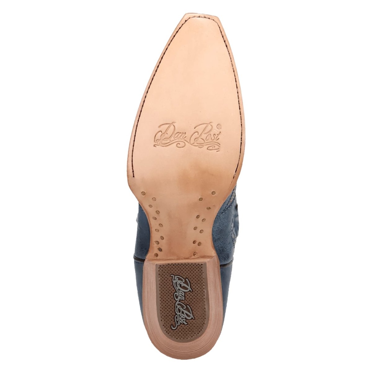 Dan Post Women's Mesa Snip Toe Leather Boots - Blue DP7019 8 DP7019_6.5_M  - from alligatorwarehouse.com