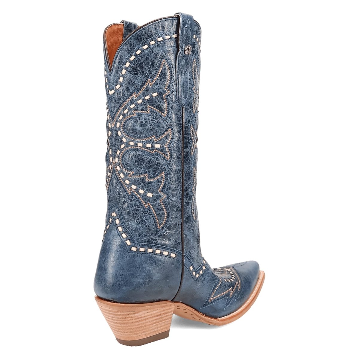 Dan Post Women's Mesa Snip Toe Leather Boots - Blue DP7019 2 DP7019_6.5_M  - from alligatorwarehouse.com