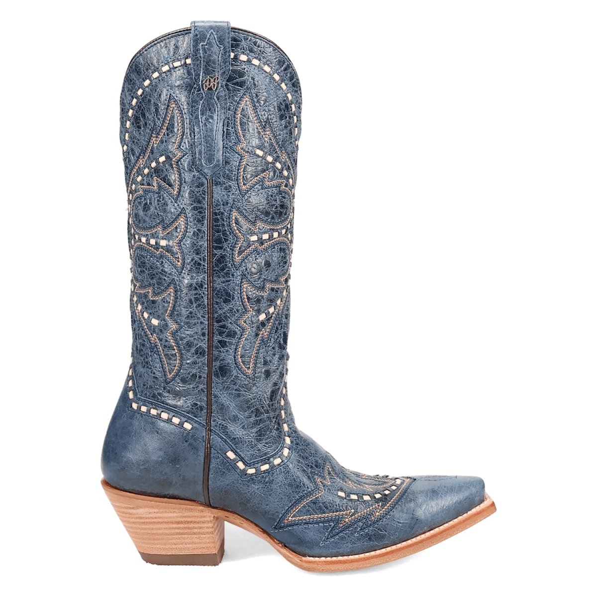 Dan Post Women's Mesa Snip Toe Leather Boots - Blue DP7019 3 DP7019_6.5_M  - from alligatorwarehouse.com
