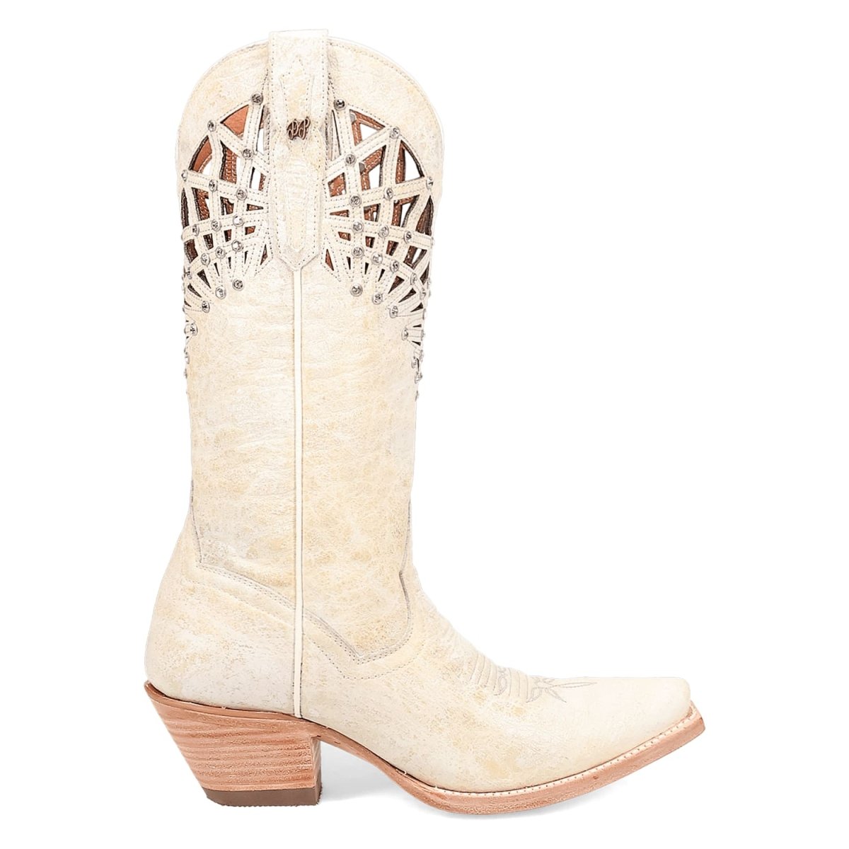 Dan Post Women's Miley Snip Toe Leather Boots - Bone DP7018 3 DP7018_6_M  - from alligatorwarehouse.com