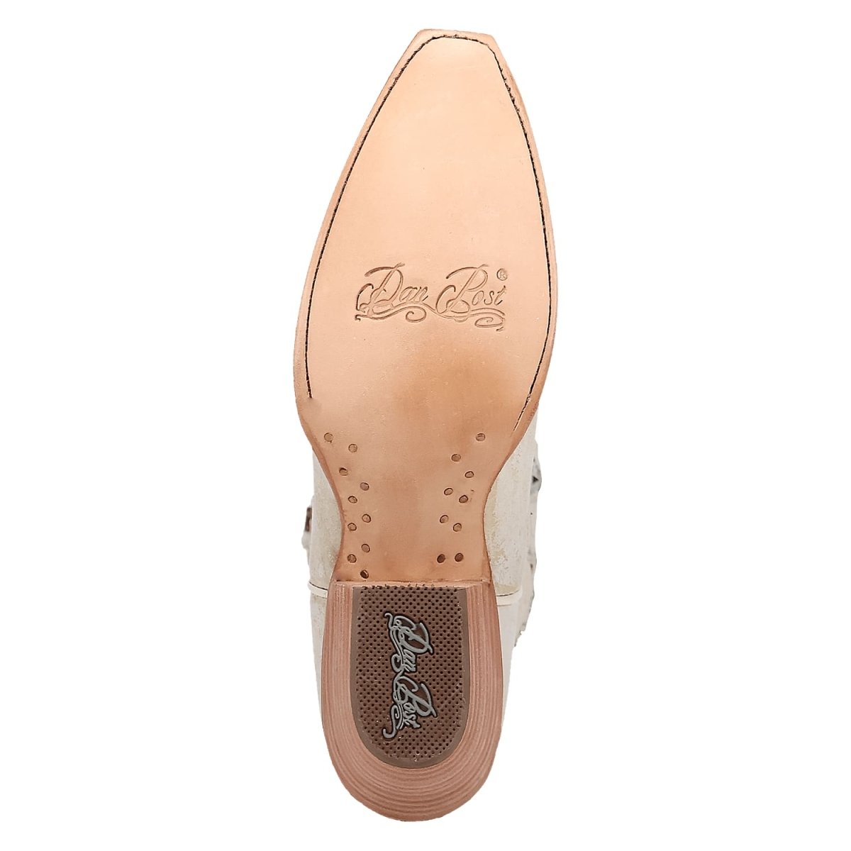 Dan Post Women's Miley Snip Toe Leather Boots - Bone DP7018 9 DP7018_6_M  - from alligatorwarehouse.com