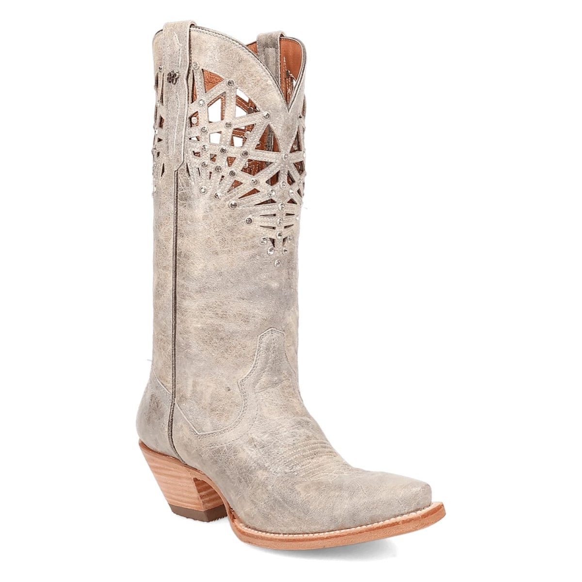 Dan Post Women's Miley Snip Toe Leather Boots - Gray DP7017 1 DP7017_6_M  - from alligatorwarehouse.com